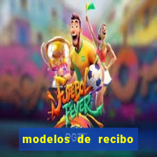 modelos de recibo de pagamento word